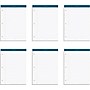 TOPS Docket Notepads, 8.25" x 11.75", Wide, White, 100 Sheets/Pad, 6 Pads/Pack (TOP 63437)~#|#~D919E437-0FB3-4744-AB4F2B474AFC86EF_sc7