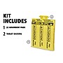 Rubbermaid "Over-The-Spill" Pad Tablet, 17" x 14", Yellow, 25/Pack (FG425400YEL)~#|#~D92B925D-06A1-4E60-8245E396883F09A6_sc7