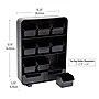 Mind Reader Plastic 11-Drawer Tea Bag Organizer, Black (TBORG-BLK)~#|#~D95FB75E-3E28-4737-A421F38FC9B8C344_sc7