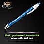 BIC Glide Exact Retractable Ballpoint Pen, Fine Point, Blue Ink, Dozen (VCGN11BE)~#|#~s1206151_sc7