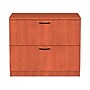 Alera® Valencia Series 2-Drawer Exec Lateral File Cabinet, Medium Cherry Finish, Legal (VA513622MC)~#|#~D97BA85A-9D18-46F6-B5FD5BF7E15E145E_sc7