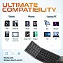 Delton F75 Small Wireless Foldable Portable Keyboard and Touchpad, Black (DKBF75)~#|#~D988DF65-6220-4E7E-BFF80EC5A7B55E77_sc7