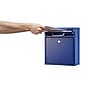 AdirOffice Steel Indoor/Outdoor Interoffice Drop Box Mailbox, Medium, Blue (631-05-BLU-PKG)~#|#~D9A02D5E-08B8-4D38-8E1FCA7398E50199_sc7