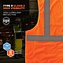 Ergodyne GloWear 8215BA High Visibility Sleeveless Safety Vest, ANSI Class R2, orange, 2XL/3XL (21067)~#|#~D9A60C58-F40F-4B1A-9BD2D687A77D4266_sc7