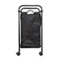 Household Essentials 3-Section Rolling Laundry Sorter, Polyester, Black (HE1111)~#|#~D9BF475D-4178-4492-B43BAD60145E7572_sc7