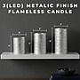 Lavish Home Flameless LED Candles, Silver, 3/Set (80-FC1003)~#|#~D9D0F47D-3296-497D-998191363B71E953_sc7