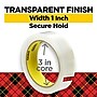Scotch Transparent Clear Tape Refill, 1" x 72 yds., 3" Core, Clear, 3 Rolls/Pack (600-72-3PK)~#|#~D9D2C4E7-3215-4A92-936ED6C5FC768B1E_sc7