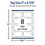 Avery 3-1/2" Blank Price & Merchandise Tags, White, 200/Pack (95323-MWT25)~#|#~D9E8492E-760B-4912-BC6B818FD1956883_sc7