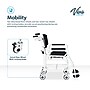 Viva Comfort Digital BMI Medical Wheelchair Weight & Height Scale, Black (ADIME904-07)~#|#~D9E8D914-1F69-4190-932C38B1735D639B_sc7