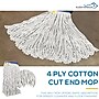 BISON LIFE Kleen Handler Cotton String Wet Mop Head, White, 24/Pack (BPES-CEM-CO-N-16-1-24A)~#|#~D9FF5A7B-56CD-4A36-BB2588D3BE4C01FD_sc7