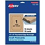 Avery Integrated Cards, 6" x 9", Matte Kraft Brown, 10/Pack (95354)~#|#~DA26B04C-F2B9-4EBD-941DC5DAD7F5297C_sc7