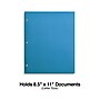 Staples 3-Hole Punched 4-Pocket Paper Folder, Blue (ST56213-CC)~#|#~DA4A4FCF-33CD-438D-8BCF8275507AF3FC_sc7