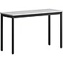 Lorell 47" W x 18" D Utility Table, Melamine, Gray/Black (LLR60753)~#|#~DA5261BB-1734-4142-8042EE63AF11FDE1_sc7