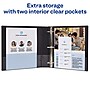 Avery 1 1/2" 3-Ring View Binders, Slant Ring, Navy Blue (17024)~#|#~DA5C3726-61D4-4134-B75D4CB29558AB64_sc7