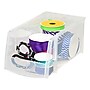 Iris Medium Stackable Plastic Storage Bin, 5" x 6"x 11", 1.6 Qt., Clear, 8/Carton (200528CT)~#|#~DA60E3F0-218A-4AE7-9C3DD5BC4B43D4E4_sc7