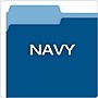 Pendaflex Two-Tone File Folders, 1/3-Cut Tab, Letter Size, Navy Blue, 100/Box (152 1/3 NAV)~#|#~DA762EAD-1A09-49B1-95C2F4CE839A01E9_sc7