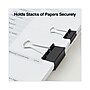 Universal® Medium/small Binder Clips, 5/8", 3/8" Capacity, 1 1/4", 3/4" Wide, Black, 60/pk~#|#~DAD16B25-CA4C-4AC2-B49B2B1DE33E95CC_sc7