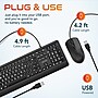 Delton KBM20 Wired Large Button/Key Keyboard and Optical Mouse Combo, Black (DKMBG20-U) ~#|#~DAEA5C43-149A-47A3-B38D4DB483324BA6_sc7