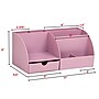 Staples 7-Compartment Plastic Desk Organizer, Dusty Pink (ST63870)~#|#~DAEB573C-ECEA-4A08-A9334A5A94AAA5F3_sc7