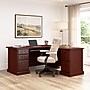 Bush Business Furniture 66"W Arlington L Shaped Desk with Drawers and Keyboard Tray, Harvest Cherry (WC65570-03K)~#|#~DB269911-9554-4095-912A6C8B8A9FA4C9_sc7
