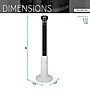Techni Home Oscillating Tower Fan, 3 Speed, White/Black (RTA-48T-FAN)~#|#~DB2CC1A7-C221-4E30-AE58EE0E631BEA3A_sc7