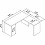 Bush Business Furniture Echo 60"W L Shaped Desk, Gray Sand (ECH026GS)~#|#~DB2E8DB6-FB0A-4EC4-B341ADC32174C676_sc7
