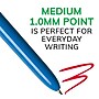 BIC 4-Color Retractable Ballpoint Pens, Medium Point, 1.4mm, Assorted Ink, 3/Pack (14540)~#|#~DB384313-2DF5-49C0-96021727B8E2F0AD_sc7