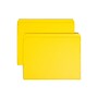 Smead File Folder, Reinforced Straight-Cut Tab, Letter Size, Yellow, 100 per Box (12910)~#|#~DB3E3B9E-4162-4895-97B42EF0F26CD72A_sc7