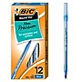 BIC Round Stic Ballpoint Pens, Fine Point, Blue Ink, Dozen (20130/GSF11BL)~#|#~sp91652096_sc7