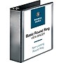 Business Source Round-ring View Binder, 3" Binder Capacity, Letter, Black, 1 Each~#|#~DB4C82E2-CA20-4DF3-8037AC7E65C7BA2C_sc7