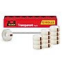 Scotch Transparent Clear Tape Refill, 0.75" x 27.77 yds., 1" Core, Clear, 12 Rolls/Pack (600K12)~#|#~DB4CEEF7-36CC-442D-94AB5939B5B77586_sc7