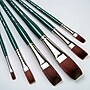 Silver Brush Ruby Satin Long Flat Brush, 6/Pack (SLVRS2594)~#|#~DB8F8685-C644-4169-B38DD6553077F009_sc7