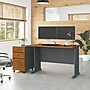 Bush Business Furniture Cubix 48"W Desk, Natural Cherry/Slate (WC57448)~#|#~DBA9ABD6-9F20-4522-A4C08C0D562630B5_sc7
