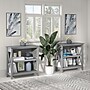 Bush Furniture Key West 30"H 2-Shelf Bookcase with Adjustable Shelf, Cape Cod Gray (KWB124CG-03)~#|#~DBE4683B-DBA8-4BB5-885472F73246BF5E_sc7