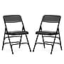 Flash Furniture HERCULES Series Vinyl/Metal Folding Chair, Black, 2/Pack (2HAMC309AVBK)~#|#~DC00137A-C111-4306-9557BAC81705D2AB_sc7