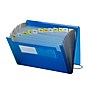 Smead Ultra-Color Expanding Pocket, 13 Pocket, 13"W x 9 1/4"H, Blue (70876)~#|#~DC185653-BEEF-4F0A-8D9ADA9BCFFC10F8_sc7
