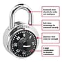 Master Lock Combination Padlock, 24/Carton (1500D)~#|#~DC21E527-C20C-42D3-80AC6FD727EB8C86_sc7