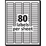 Avery EcoFriendly Laser/Inkjet Return Address Labels, 1/2" x 1-3/4", White, 8,000 Labels/Pack (48467)~#|#~DC25B311-29FE-4424-9DD0018EBDA0E44D_sc7