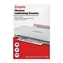Staples Thermal Laminating Pouches, Menu Size, 5 Mil, 50/Pack (ST63664-CC)~#|#~DC53F687-1AB7-4B49-8C737113E8CAF866_sc7
