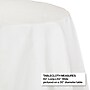 Creative Converting Touch of Color 82 in. x 82 in. Paper Table Covers, White, 12/Pack (923272)~#|#~DC5B6CD7-E7AE-4B11-8CCF722AFD8F0B69_sc7