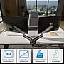 Mount-It! Adjustable Dual Monitor Desk Mount with Gas Spring Arms, Up to 32" Monitor, Black (MI-1882BLK)  ~#|#~DC655723-496E-4EB9-943FC5CDB8AF0984_sc7