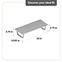 Anji Mountain Mango Wood & Metal Monitor Stand, Up to 32" Monitor, White Wash (MS-WWS-06NKL)~#|#~DC6FBC1C-1C75-430B-BFF7C2E35E58E7A2_sc7