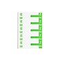 Smead AlphaZ NCC Hand Written Identification & Color Coding Label, 3 5/8" x 1 5/32", Light Green/White, 100/Pack (67164)~#|#~DC806E04-3A66-4E48-B29BBBC9C1DFEA16_sc7