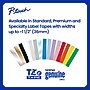 Brother P-touch TZe-131 Laminated Label Maker Tape, 1/2" x 26-2/10', Black on Clear, 2/Pack (TZe-1312PK)~#|#~DC824D66-3023-475C-AFFF4C9B60F86F11_sc7