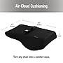 Mind Reader Memory Foam Ergonomic Lower Back Cushion Office Chair Support, Black (VERTBACK-BLK)~#|#~DCF52B8D-DCF4-4699-AF304506CE4B5E8D_sc7