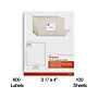 Staples Laser/Inkjet Shipping Labels, 3-1/3" x 4", White, 6 Labels/Sheet, 100 Sheets/Pack (ST18061-CC)~#|#~DD0561AF-27A2-47CF-931DF4788A5D19E8_sc7