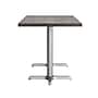 Flash Furniture Bennett Wooden Commercial Indoor Table, 60" x 30", Dark Brown Top/Silver Base (GSF3060DBT2222S)~#|#~DD0D881D-EB15-4720-80BB243EAF42D302_sc7