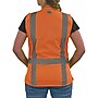 Ergodyne GloWear 8247ZW-S High Visibility Women’s Surveyor Vest, ANSI Class R2 Orange, Large (22474)~#|#~DD147C01-4B50-4D08-92FD79F6EEA1A6D2_sc7