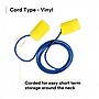 3M E-A-R Classic Earplugs, Corded, Poly Bag, 200 Pairs/Case (311-1101)~#|#~DD2B1198-4BED-4728-96912500B2CB7CBB_sc7
