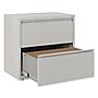 Alera 2-Drawer Mobile Lateral File Cabinet, Letter/Legal Size, Lockable, 29"H x 30"W x 19.25"D, Light Gray~#|#~DD2FA172-359D-4A6B-8D5252A2DFA6DE75_sc7